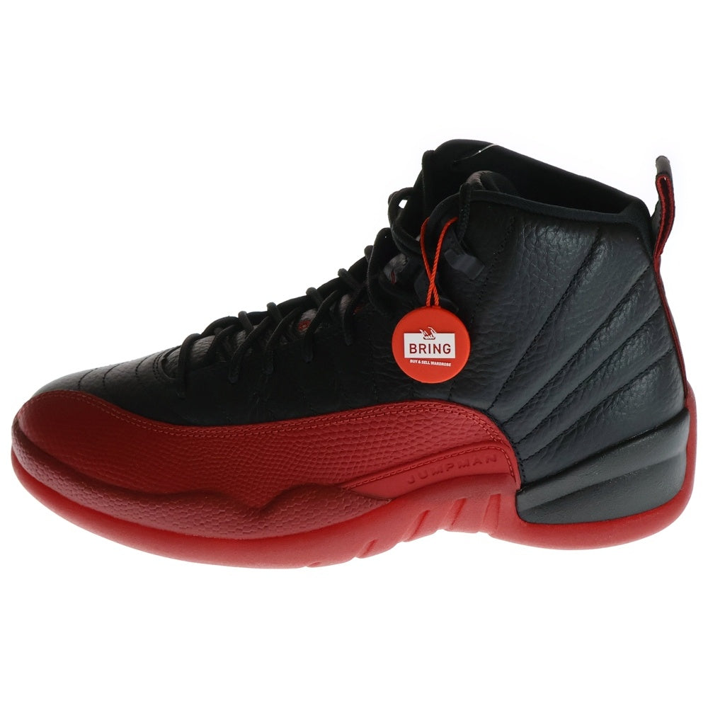 NIKE(ナイキ) AIR JORDAN 12 RETRO FLU GAME エアジョーダン 12 レトロ フルゲーム ハイカットスニーカー US9/27.0cm ブラック/レッド