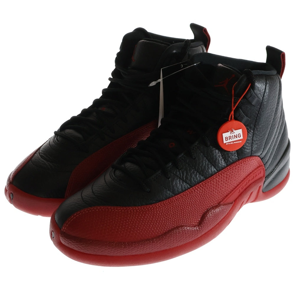 NIKE(ナイキ) AIR JORDAN 12 RETRO FLU GAME エアジョーダン 12 レトロ フルゲーム ハイカットスニーカー US9/27.0cm ブラック/レッド