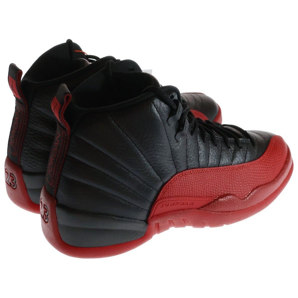 NIKE(ナイキ) AIR JORDAN 12 RETRO FLU GAME エアジョーダン 12 レトロ フルゲーム ハイカットスニーカー US9/27.0cm ブラック/レッド