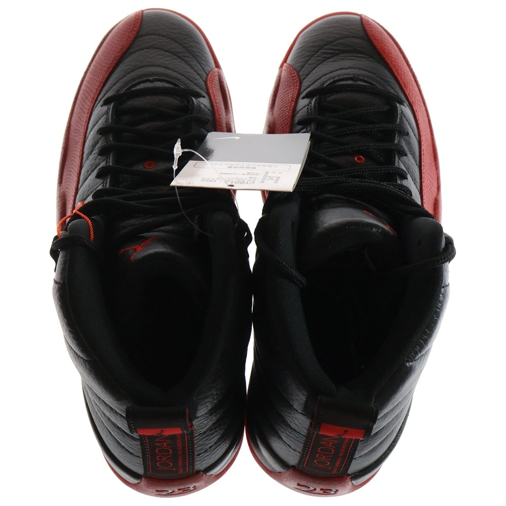 NIKE(ナイキ) AIR JORDAN 12 RETRO FLU GAME エアジョーダン 12 レトロ フルゲーム ハイカットスニーカー US9/27.0cm ブラック/レッド