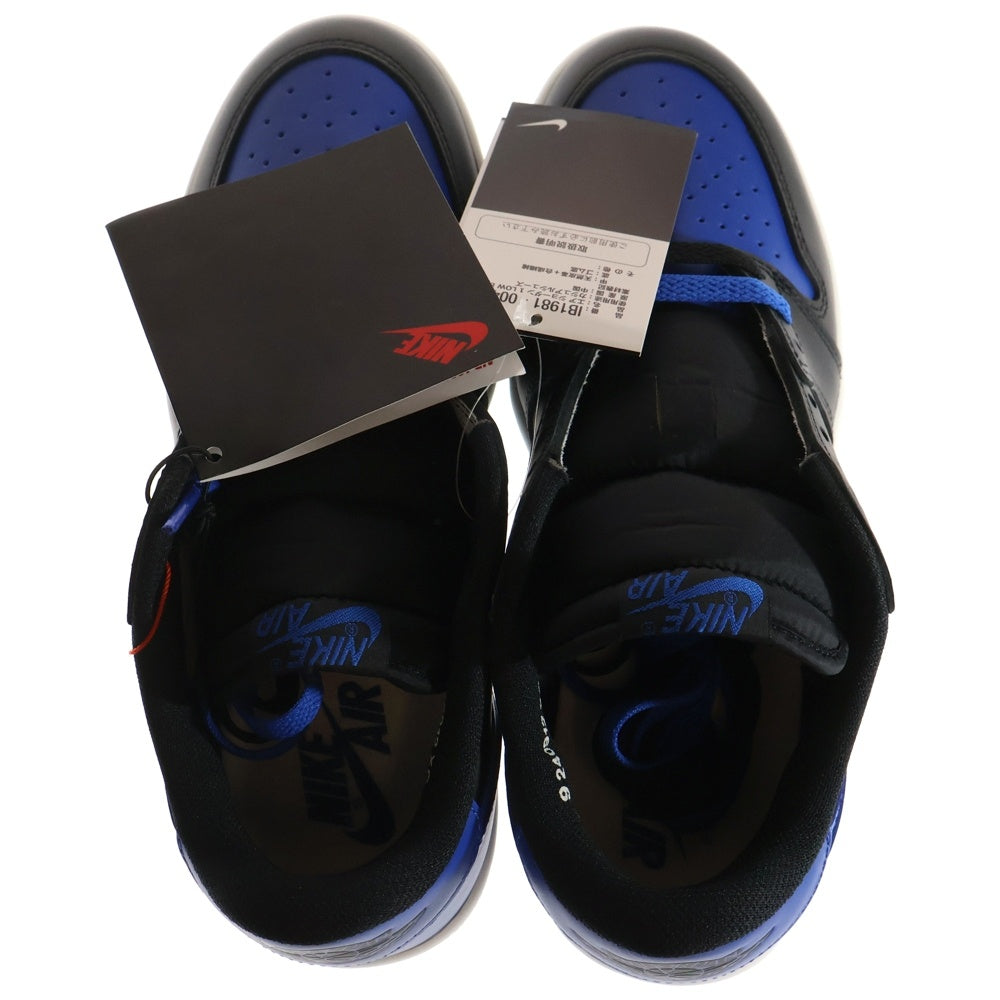 NIKE(ナイキ) AIR JORDAN 1 LOW 85 Royal エアジョーダン ロイヤル ローカットスニーカー US9/27.0cm ブラック/ブルー