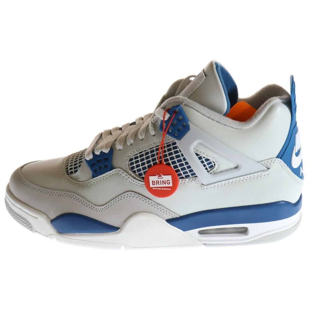 NIKE(ナイキ) AIR JORDAN 4 RETRO INDUSTRIAL BLUE エアジョーダン4 レトロ インダストリアルブルー ミッドカットスニーカー US9/27.0cm グレー/ブルー
