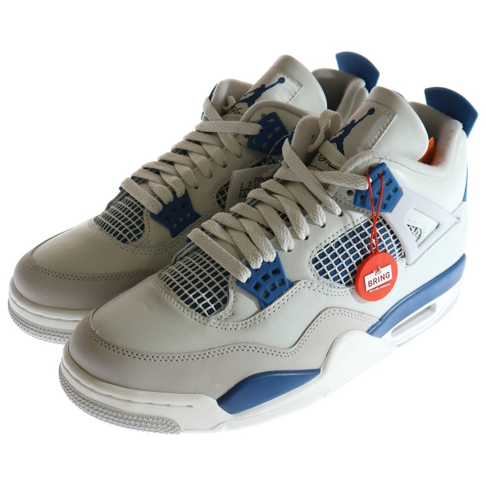 NIKE(ナイキ) AIR JORDAN 4 RETRO INDUSTRIAL BLUE エアジョーダン4 レトロ インダストリアルブルー ミッドカットスニーカー US9/27.0cm グレー/ブルー