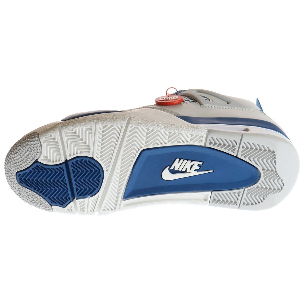 NIKE(ナイキ) AIR JORDAN 4 RETRO INDUSTRIAL BLUE エアジョーダン4 レトロ インダストリアルブルー ミッドカットスニーカー US9/27.0cm グレー/ブルー