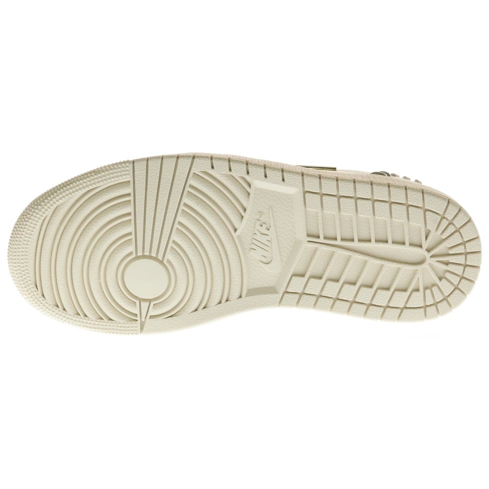 NIKE(ナイキ) WMENS AIR JODAN 1 LOW LGEND LIGHT BROWN ウィメンズ エアジョーダン1 レジェンドライト ローカットスニーカー US7.5/24.5cm ホワイト レディース