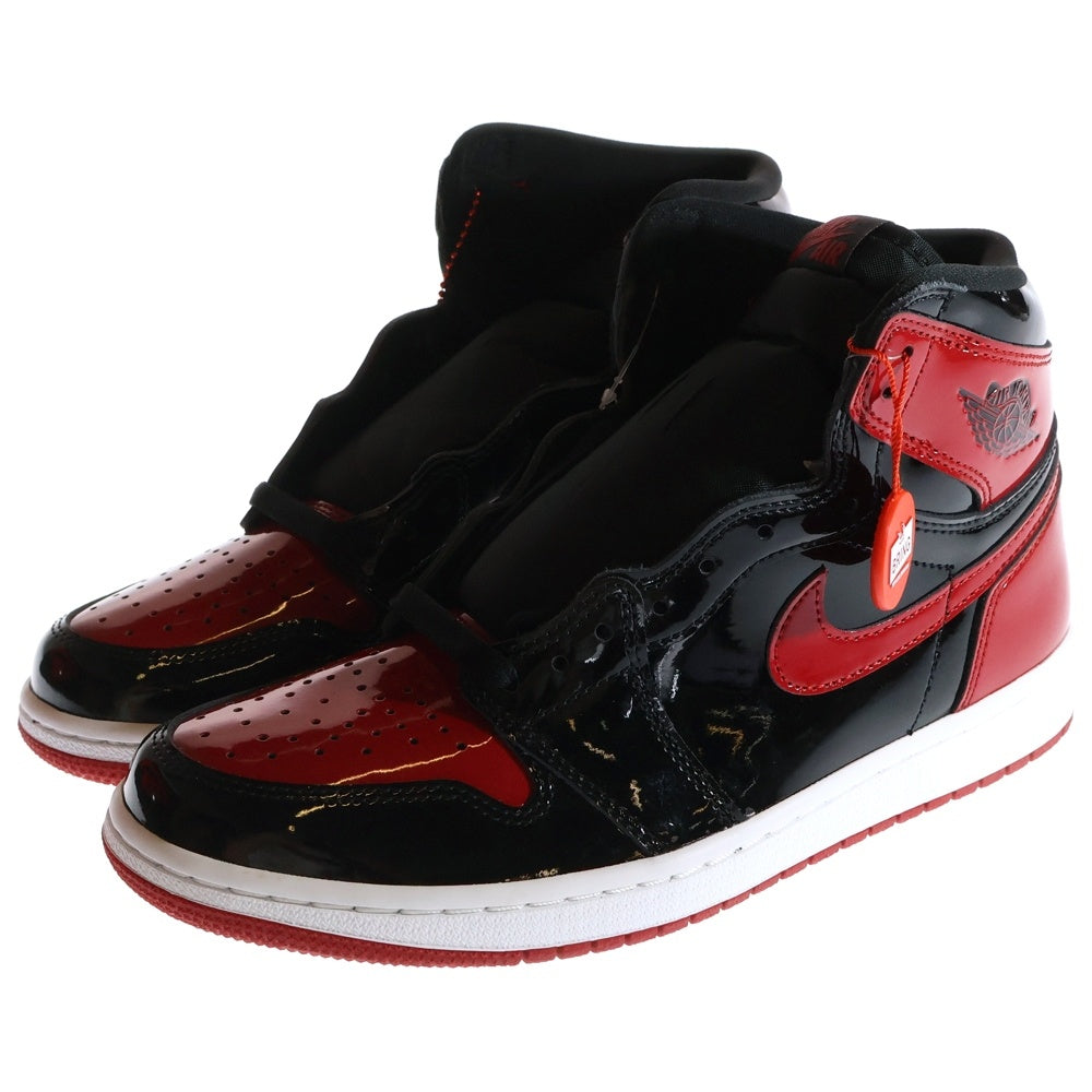 NIKE Air Jordan 1 パテットブレッド 30cm エナメル Jordan 1 Retro OG High Patent Bred for Sale | Authenticity