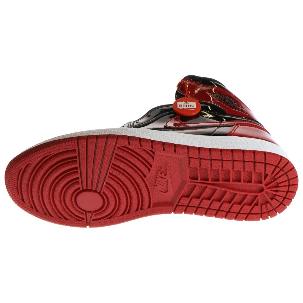 NIKE(ナイキ) AIR JORDAN 1 RETRO HIGH OG BRED PATENT エア