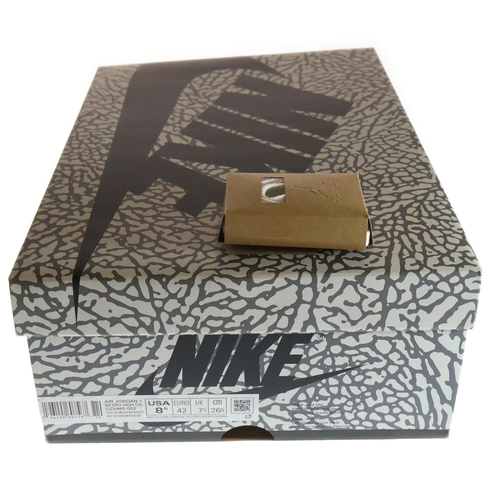 NIKE(ナイキ) AIR JORDAN 1 HIGH OG WHITE CEMENT DZ5485-052 エアジョーダン1 ホワイトセメント ハイカットスニーカー US8.5/26.5cm ホワイト/ブラック