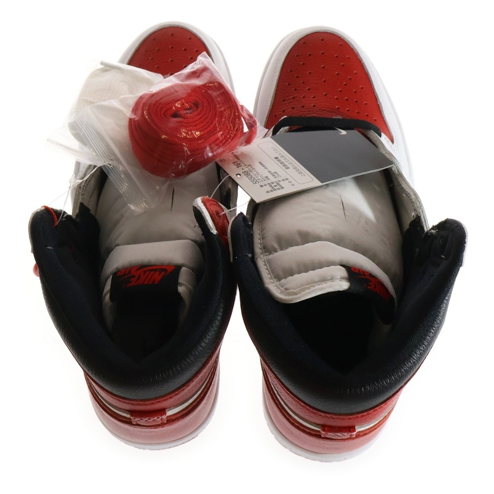 NIKE(ナイキ) AIR JORDAN 1 RETRO HIGH OG HERITAGE 555088-161 エアジョーダン1 レトロ ヘリテージ ハイカットスニーカー US8.5/26.5cm ホワイト/レッド