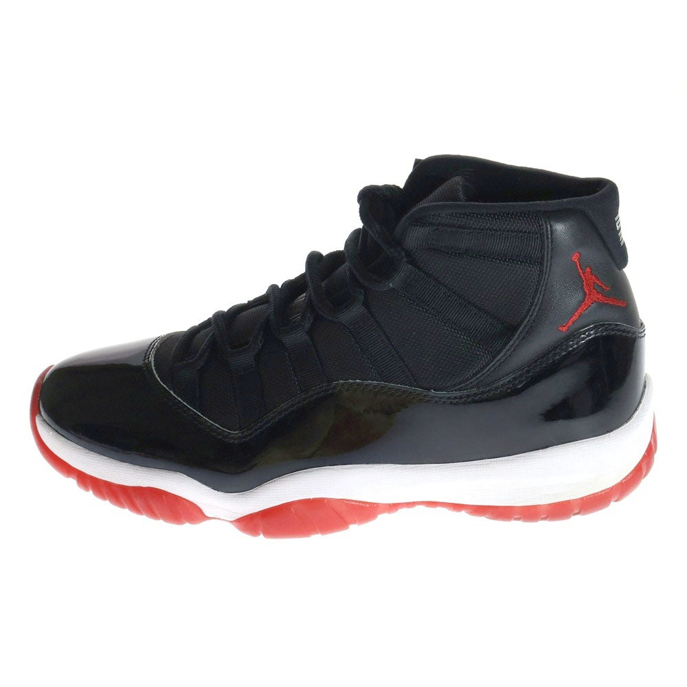 NIKE(ナイキ) AIR JORDAN 11 RETRO BRED 378037-061 エアジョーダン11 レトロ ブレッド ハイカットスニーカーブラック/レッド US10/28.0cm