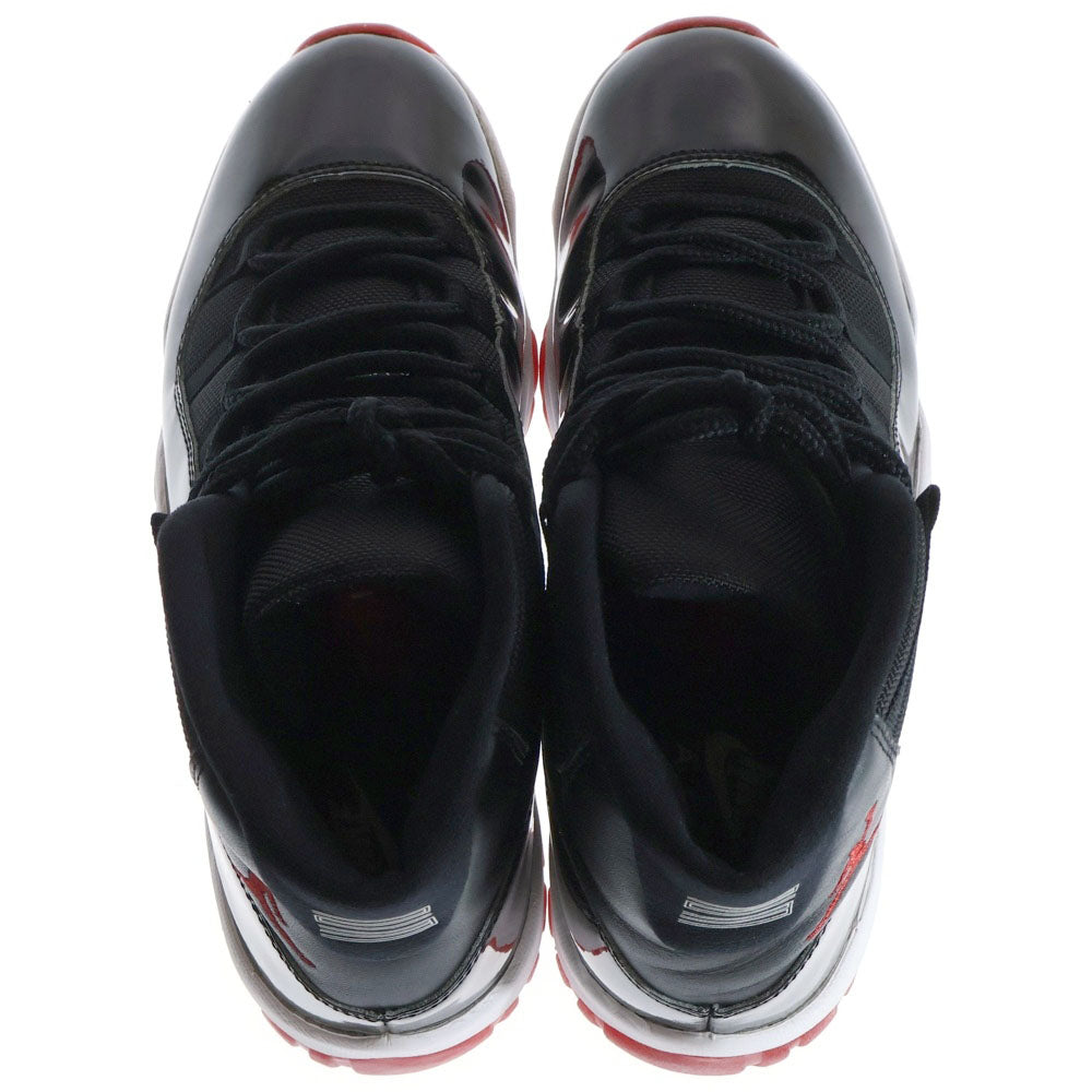 NIKE(ナイキ) AIR JORDAN 11 RETRO BRED 378037-061 エアジョーダン11 レトロ ブレッド ハイカットスニーカーブラック/レッド US10/28.0cm