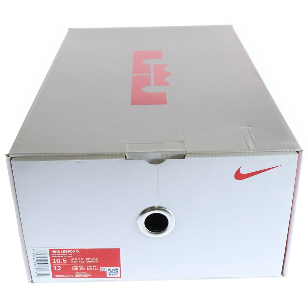NIKE(ナイキ) LEBRON 9 WATCH THE THRONE DO9353-001 レブロン9 ウォッチザスローン ハイカットスニーカー ブラック US10.5/28.5cm