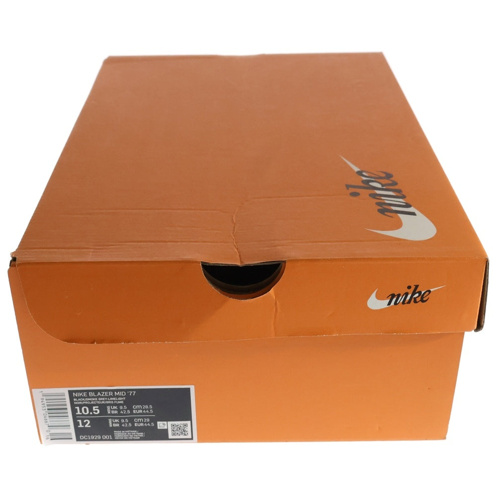 NIKE(ナイキ) BLAZER MID 77 DC1929-001 ブレザー ミッドカットスニーカー ブラック US10.5/28.5cm