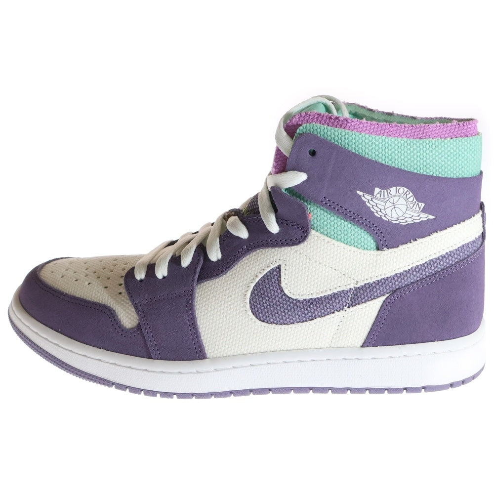 NIKE(ナイキ) AIR JORDAN 1 HIGH ZOOM AIR COMFORT CT0978-150 エアジョーダン1 ズームエア コンフォート ハイカットスニーカー US10.5/28.5cm ホワイト/パープル