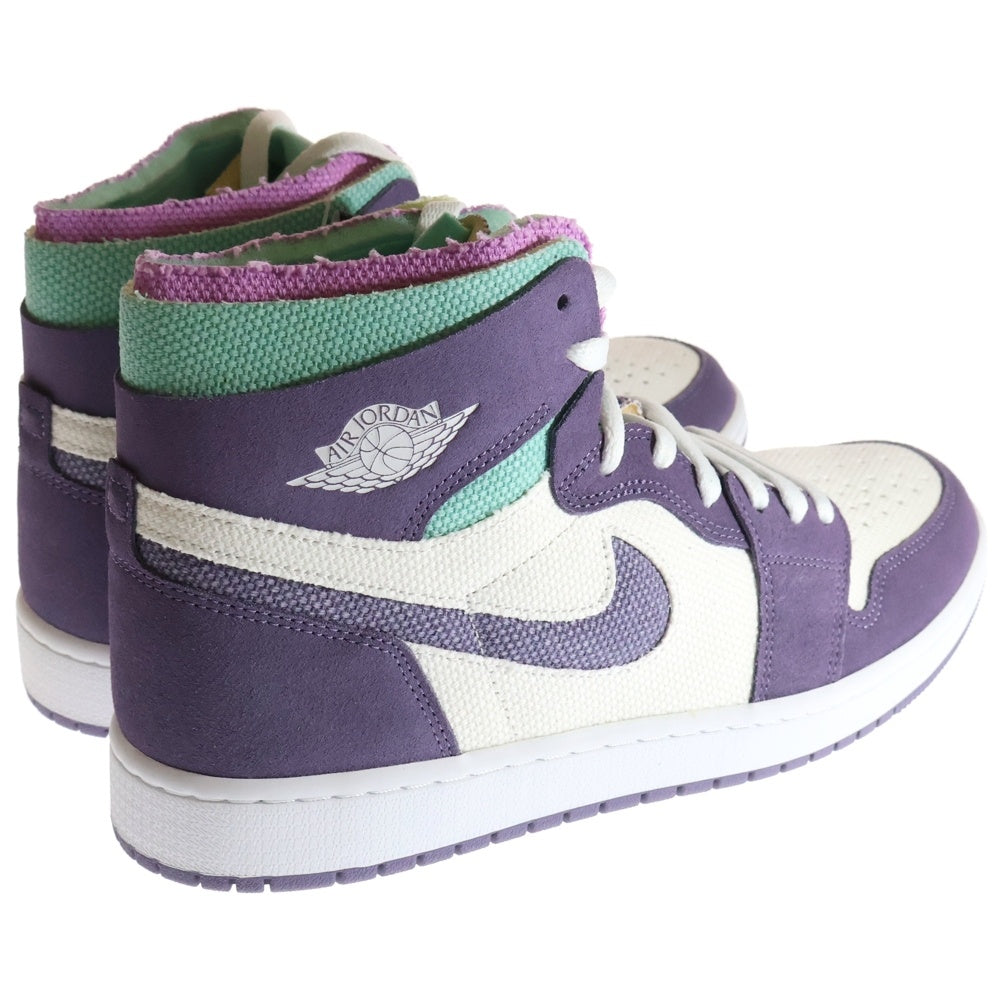 NIKE(ナイキ) AIR JORDAN 1 HIGH ZOOM AIR COMFORT CT0978-150 エアジョーダン1 ズームエア コンフォート ハイカットスニーカー US10.5/28.5cm ホワイト/パープル