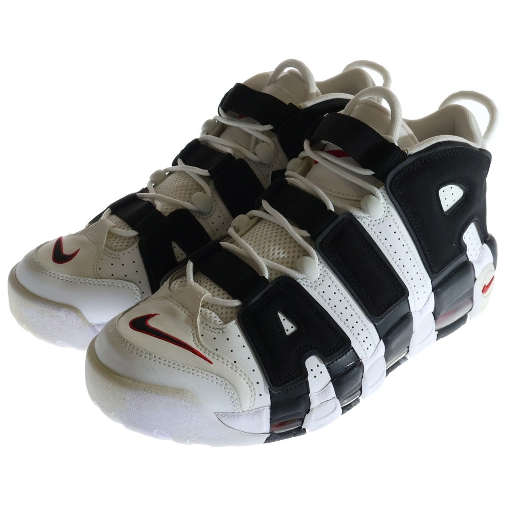 NIKE(ナイキ) AIR MORE UPTEMPO 414962-105 エアモアアップテンポ ハイカットスニーカー US10/28cm ホワイト/ブラック