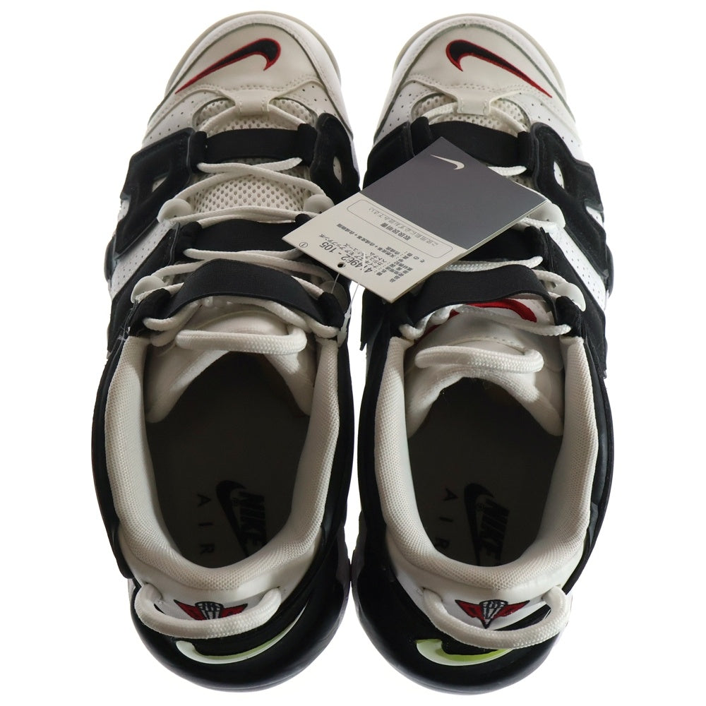 NIKE(ナイキ) AIR MORE UPTEMPO 414962-105 エアモアアップテンポ ハイカットスニーカー US10/28cm ホワイト/ブラック