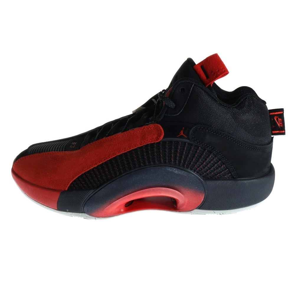NIKE(ナイキ) AIR JORDAN XXXV WARRIOR DA2625-600 エアジョーダン35 ウォーリアー ハイカットスニーカー レッド/ブラック US10.5/28.5cm