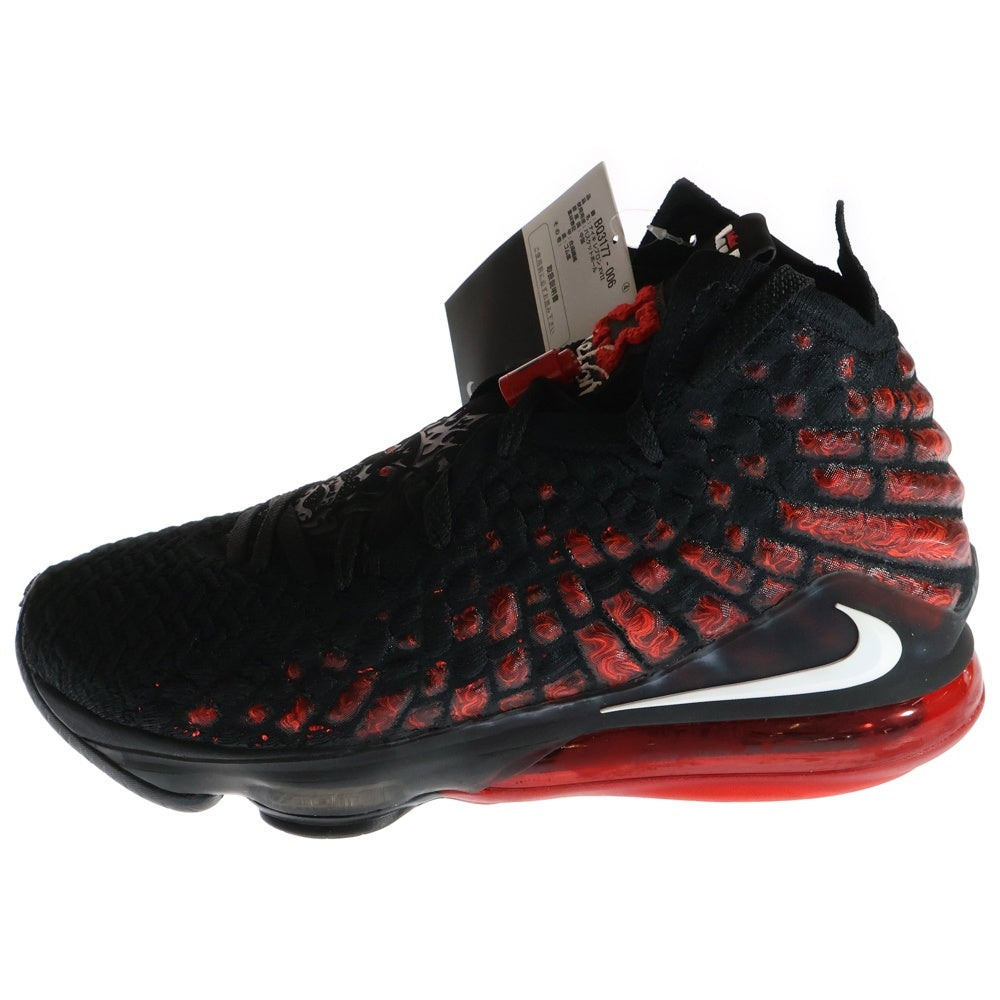 NIKE(ナイキ) LEBRON XVII BQ3177-006 レブロン17 ハイカットスニーカー ブラック US10.5/28.5cm