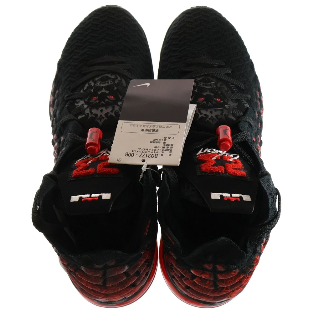 NIKE(ナイキ) LEBRON XVII BQ3177-006 レブロン17 ハイカットスニーカー ブラック US10.5/28.5cm