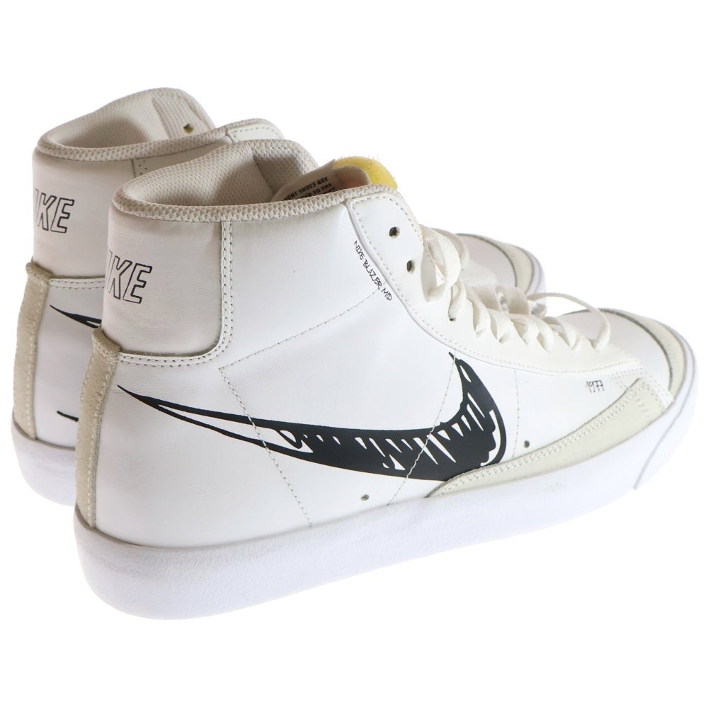 NIKE(ナイキ) BLAZER MID VNTG 77 CW7580-101 ブレザー ブラックスケッチ ミッドカッドスニーカー US10/28.0cm ホワイト