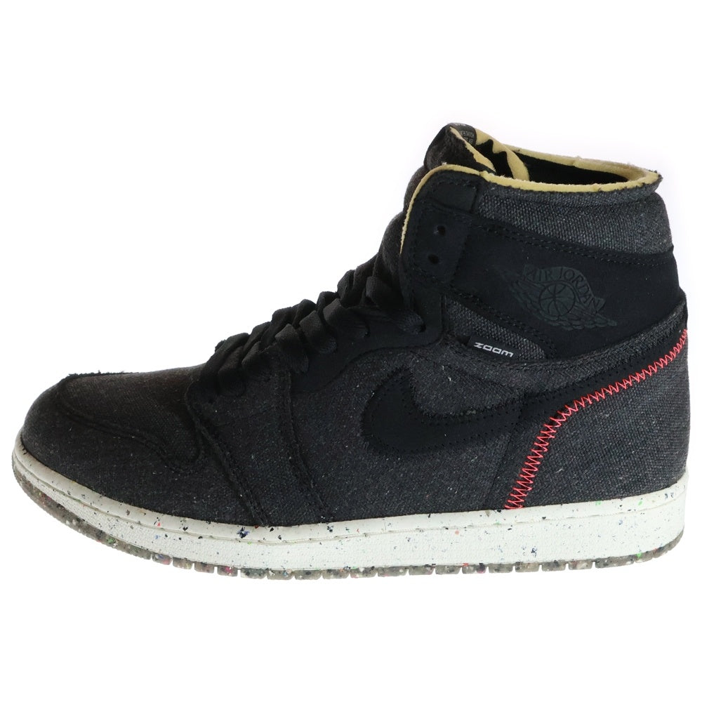 NIKE(ナイキ) AIR JORDAN 1 HIGH ZOOM AIR CRATER CW2414-001 エアジョーダン1 ズームエア ハイカットスニーカー クレーター US10.5/28.5cm グレー