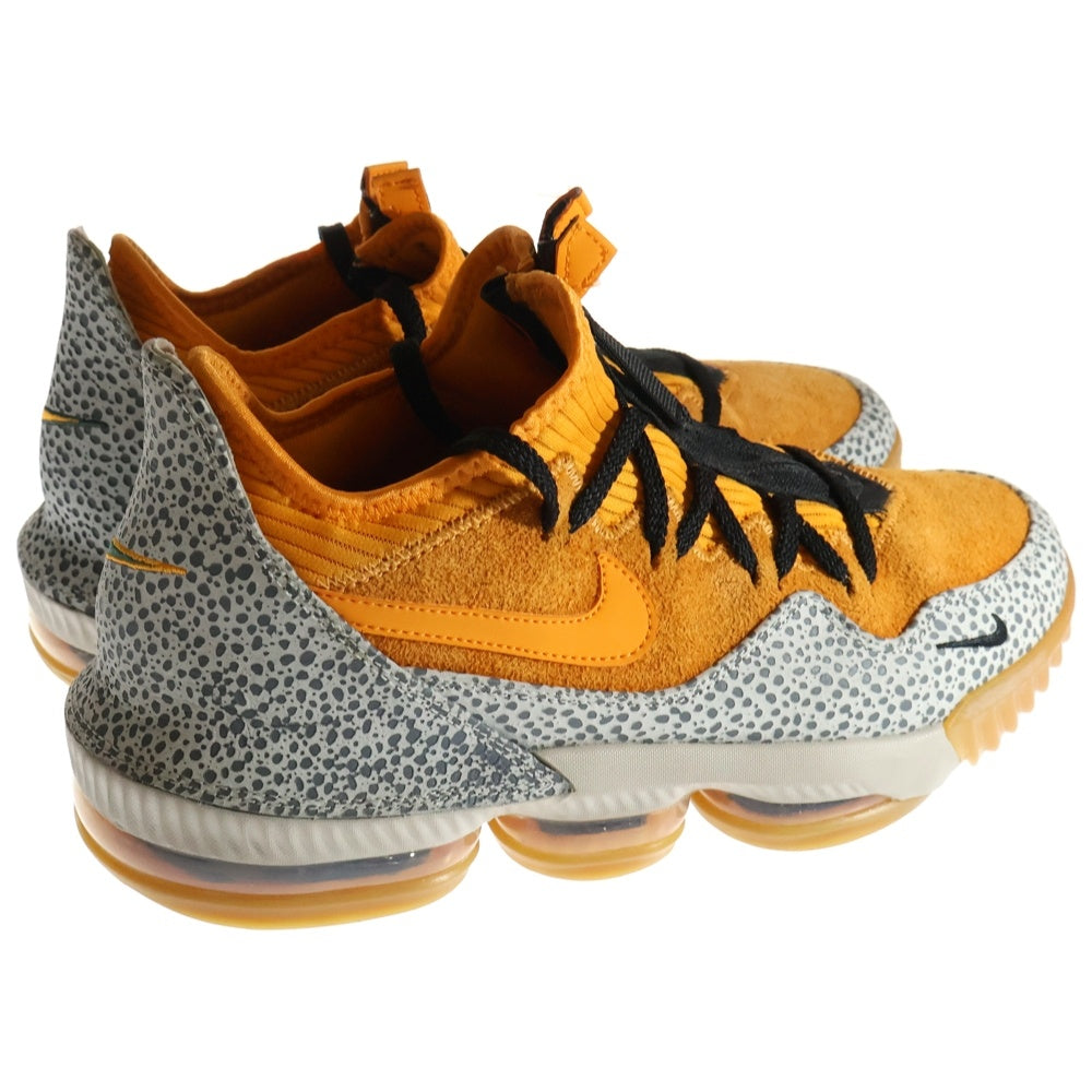 NIKE(ナイキ) ×ATMOS LEBRON 16 LOW CD9471-800 アトモス レブロン ローカットスニーカー オレンジ US10/28.0cm