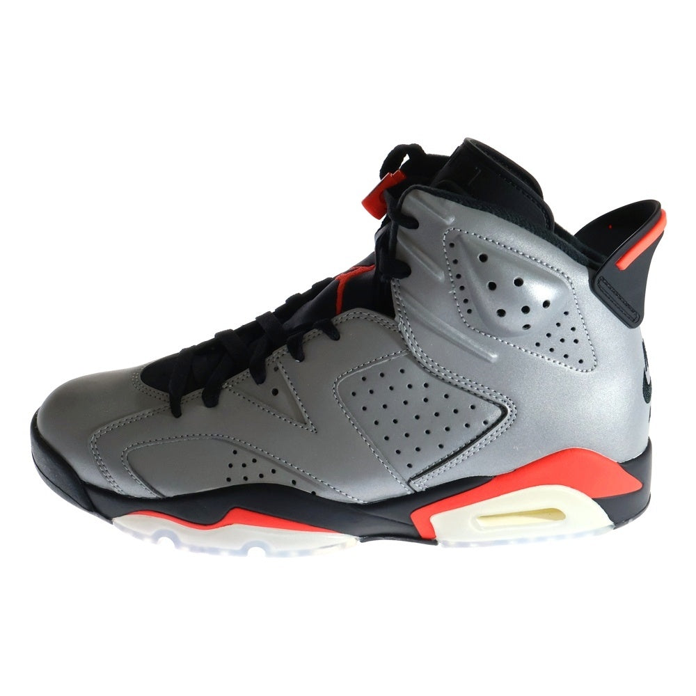 NIKE(ナイキ) AIR JORDAN 6 REFLECTIVE INFRARED CI4072-001 エアジョーダン6 リフレクティブ インフラレッド ハイカットスニーカー シルバー US10/28.0cm