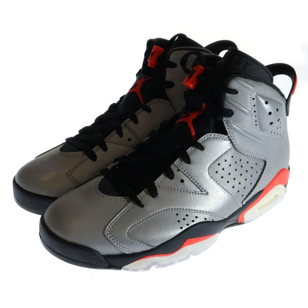 NIKE(ナイキ) AIR JORDAN 6 REFLECTIVE INFRARED CI4072-001 エアジョーダン6 リフレクティブ インフラレッド ハイカットスニーカー シルバー US10/28.0cm