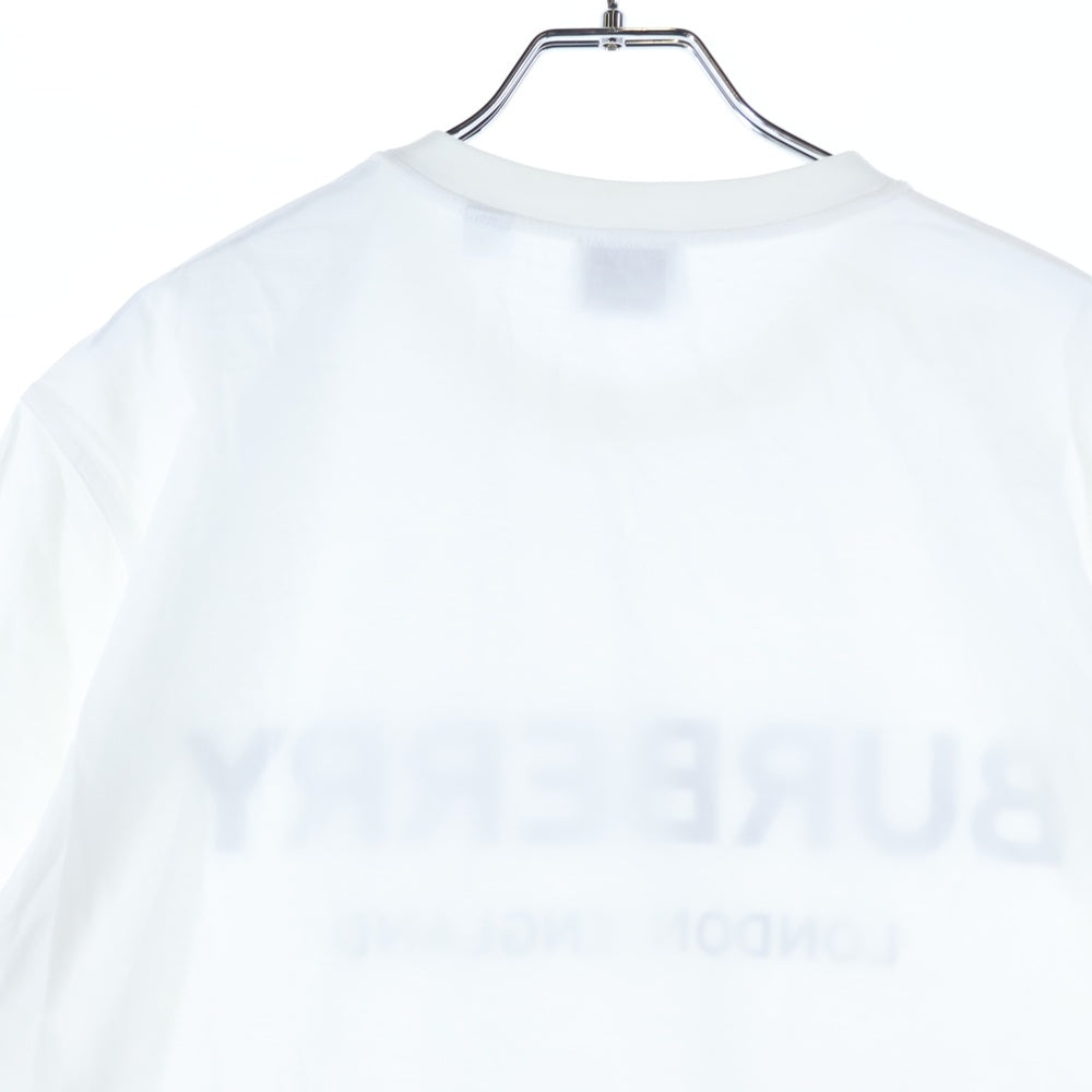 BURBERRY(バーバリー) フロントロゴプリント半袖Tシャツ クルーネックカットソー 8009495 ホワイト