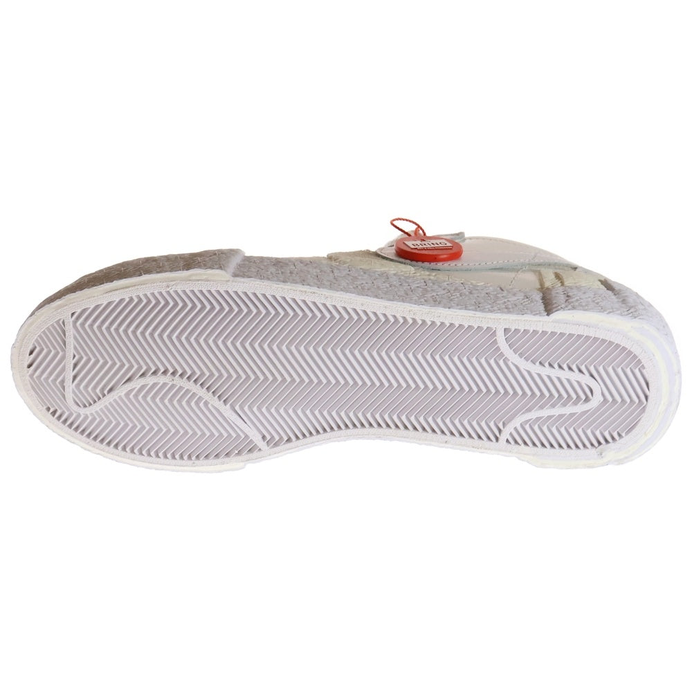 NIKE(ナイキ) ×SACAI BLAZER LOW WHITE PATENT LEATHER サカイ ブレーザー ローカットスニーカー US8/26.0cm ホワイト