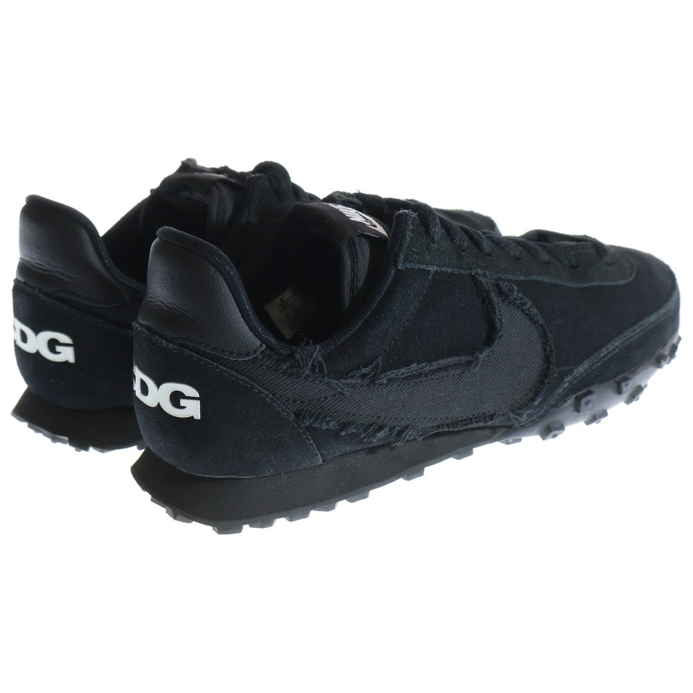 NIKE(ナイキ) ×COMME des GARCONS WAFFLE RACER/CDG コムデギャルソン ワッフルレーサー ローカット スニーカー US8/26.0cm ブラック