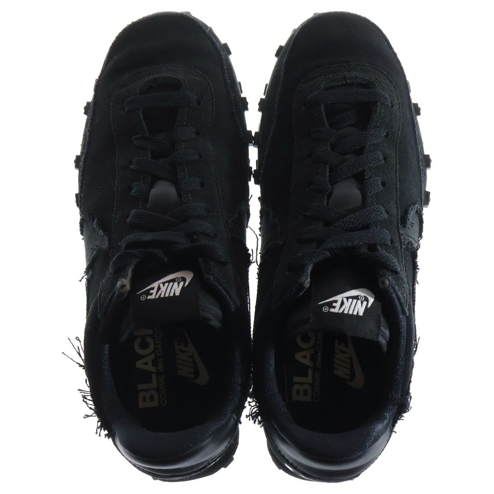NIKE(ナイキ) ×COMME des GARCONS WAFFLE RACER/CDG コムデギャルソン ワッフルレーサー ローカット スニーカー US8/26.0cm ブラック