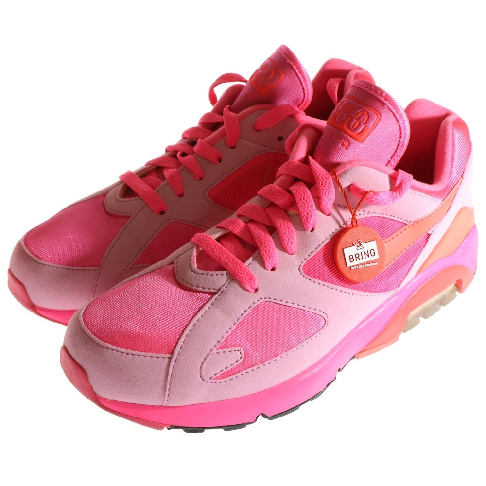 NIKE(ナイキ) ×COMME des GARCONS AIR MAX 180 コム デ ギャルソン エアマックス ローカットスニーカー US8/26.0cm ピンク