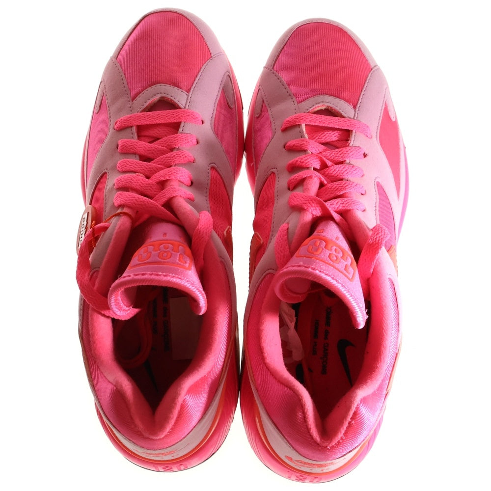 NIKE(ナイキ) ×COMME des GARCONS AIR MAX 180 コム デ ギャルソン エアマックス ローカットスニーカー US8/26.0cm ピンク