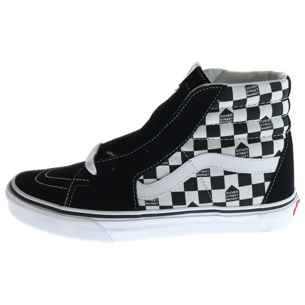VANS(ヴァンズ) Sk8 Hi Dover Street Market スケート ハイ ドーバーストリートマーケット ローカットスニーカー US8/26.0cm ブラック/ホワイト