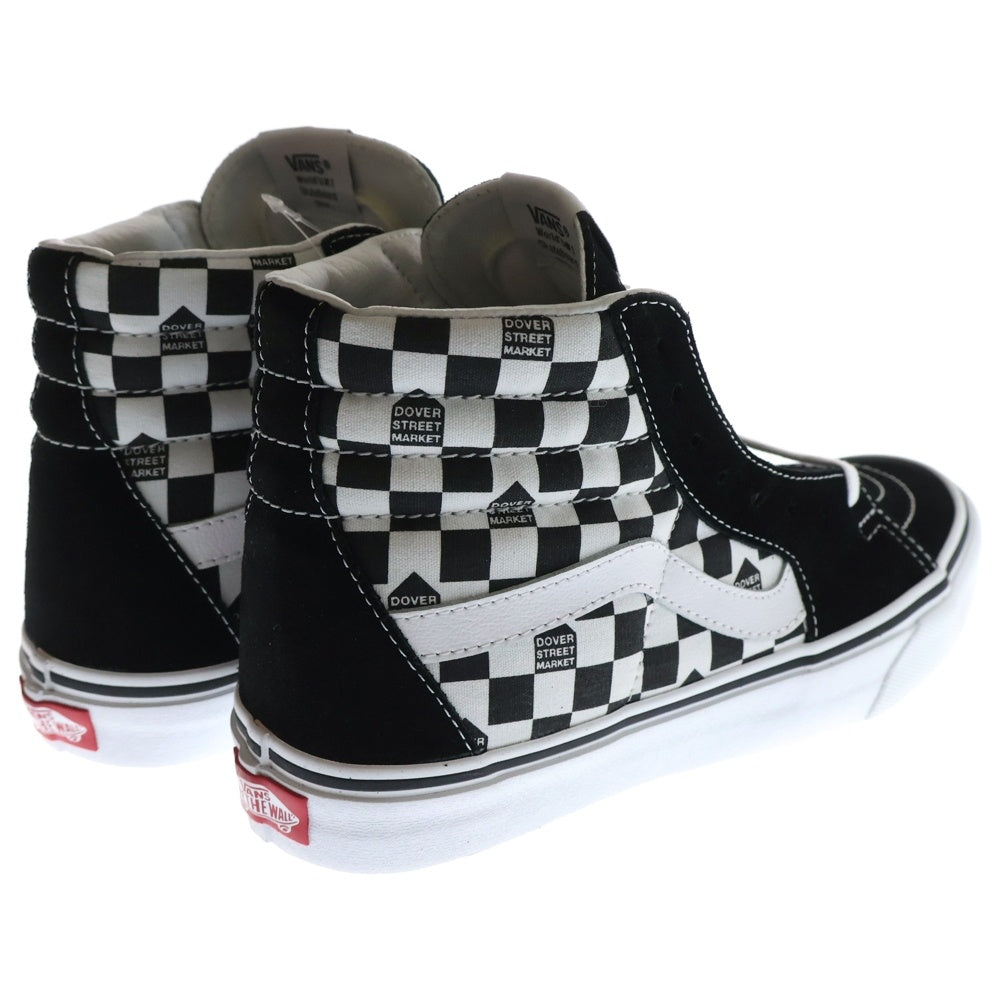 VANS(ヴァンズ) Sk8 Hi Dover Street Market スケート ハイ ドーバーストリートマーケット ローカットスニーカー US8/26.0cm ブラック/ホワイト
