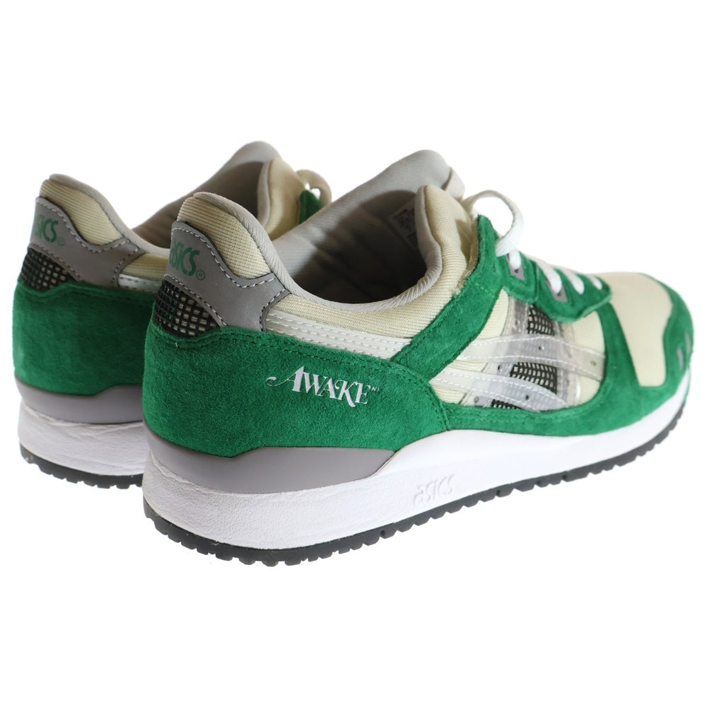 ASICS(アシックス) ×AWAKE NY GEL-LYTE OG アウェイクニューヨーク ゲルライト ローカットスニーカー US8/26.0cm グリーン/ホワイト