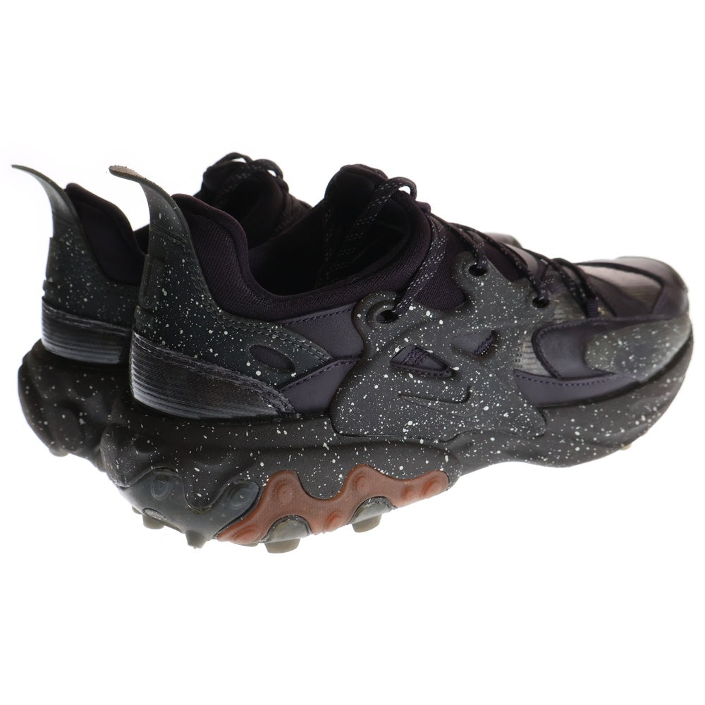 NIKE(ナイキ) ×UNDERCOVER REACT PREST MAHOGANY アンダーカバー リアクトプレスト マホガニー ハイカットスニーカー US8/26.0cm パープル