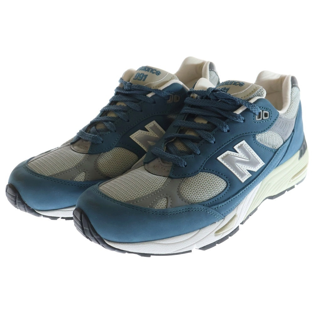 New Balance(ニューバランス) M991BSG UK製 スエード ローカットスニーカー ブルー/グレー US8.5/26.5cm