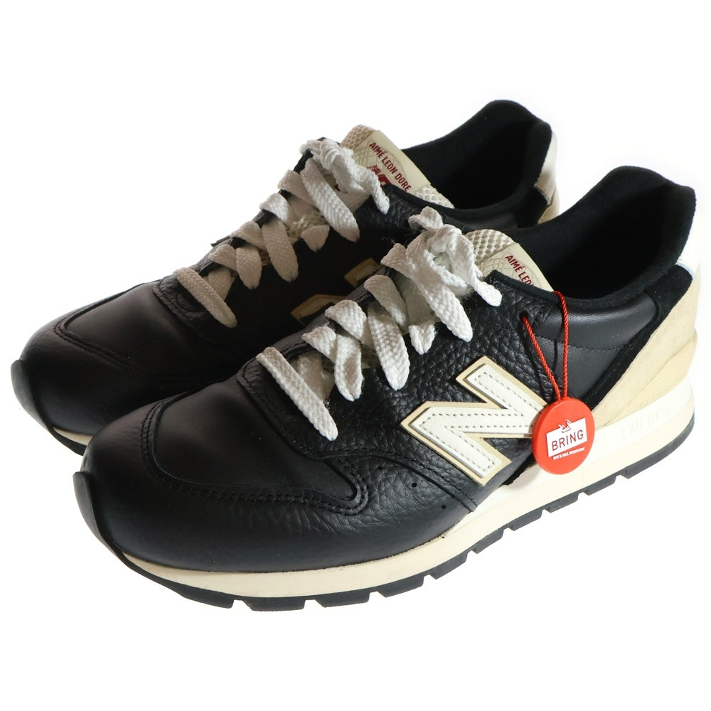 New Balance(ニューバランス) ×Aime Leon dore U996BW エメレオンドレ ローカットスニーカー ブラック US8.5/26.5cm