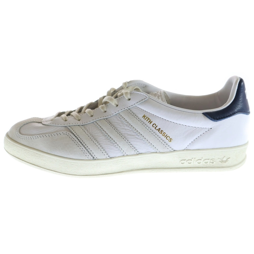 adidas(アディダス) ×KITH GAZELLE INDOOR IE2572 ×キス ガゼル ローカットスニーカー ホワイト US8.5/26.5cm