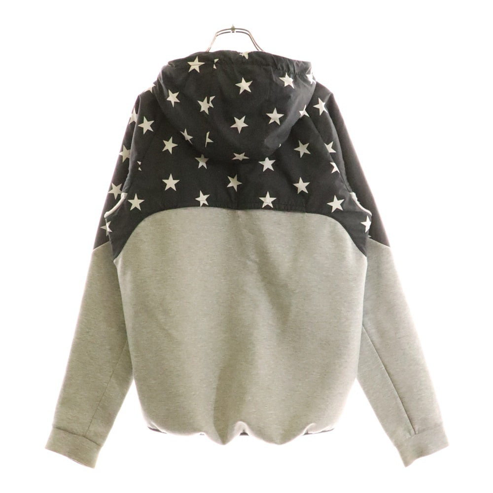 F.C.R.B./F.C.Real Bristol/FCRB(エフシーアールビー/エフシーレアルブリストル) 18AW VENTILATION HOODY FCRB-189029 ベンチレーションフーディー ジップアップパーカー グレー/ブラック