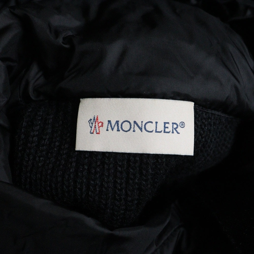 MONCLER(モンクレール) 20AW CARDIGAN TRICOT カーディガントリコット ダウン切替ニットカーディガン ブラック F20919B50800