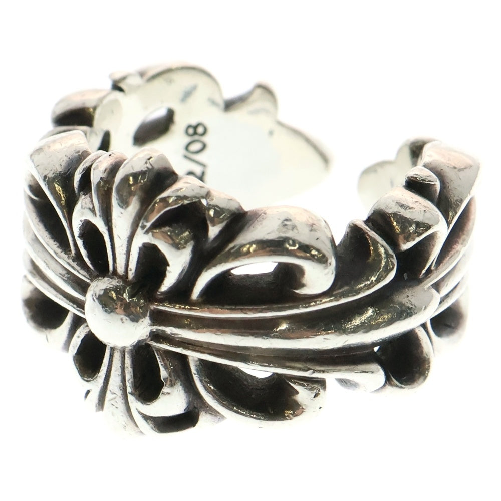 CHROME HEARTS(クロムハーツ) DBL FLRL CRS ダブルフローラルクロス リング シルバー BCA390