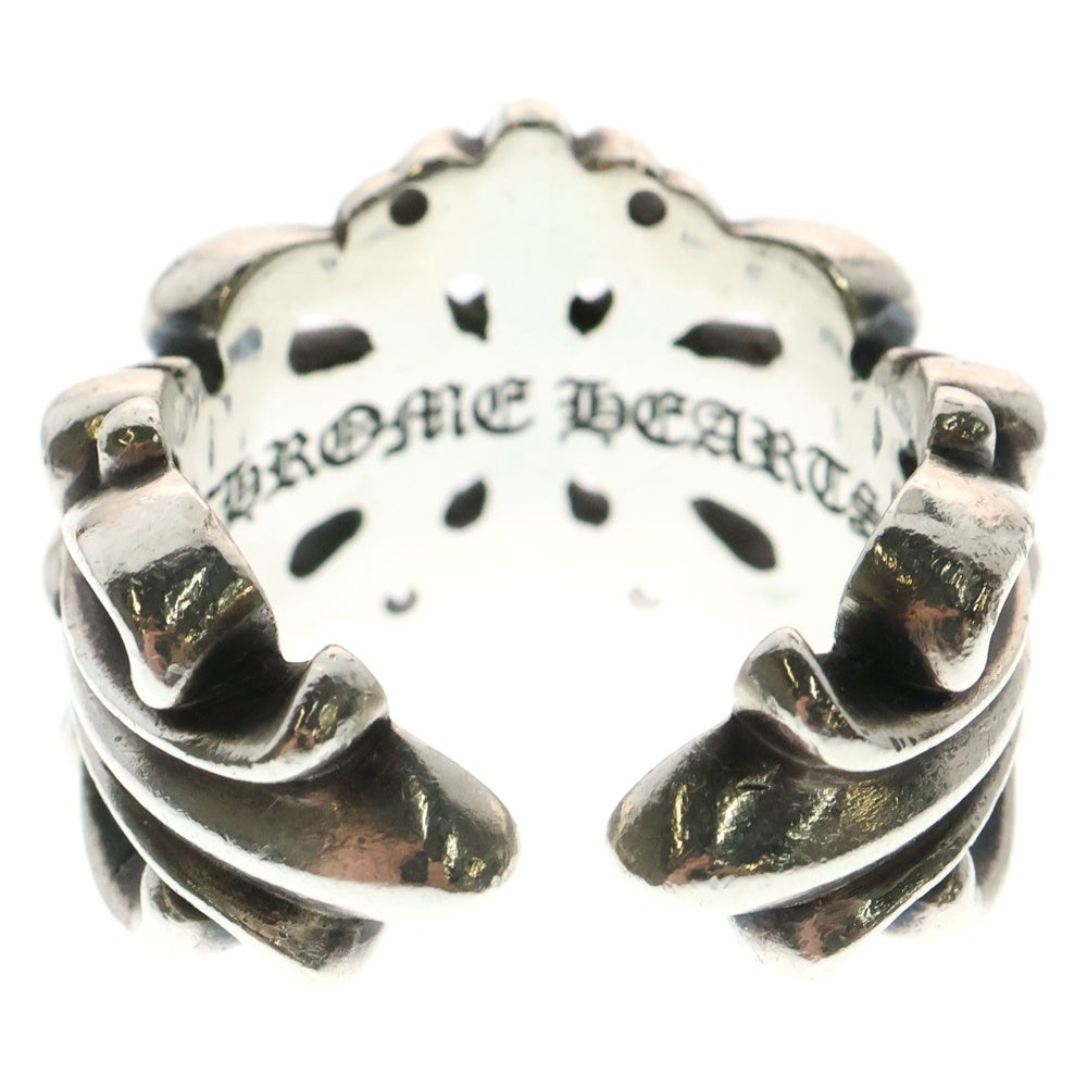 CHROME HEARTS(クロムハーツ) DBL FLRL CRS ダブルフローラルクロス リング シルバー BCA390