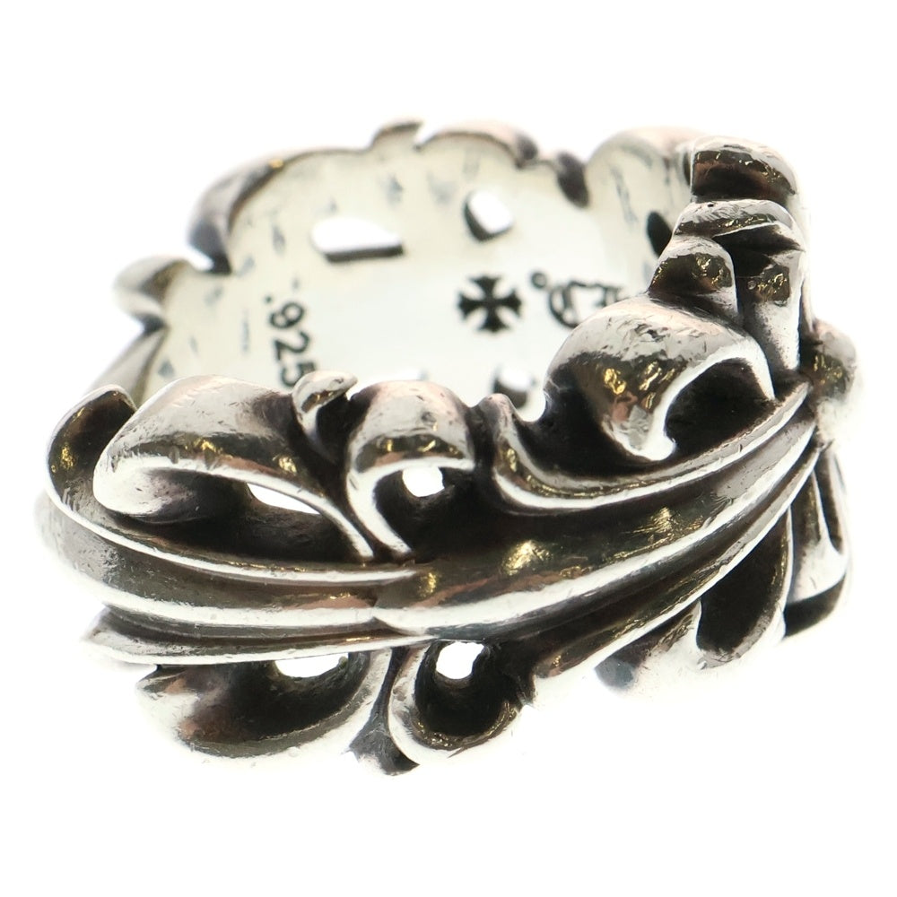 CHROME HEARTS(クロムハーツ) DBL FLRL CRS ダブルフローラルクロス リング シルバー BCA390