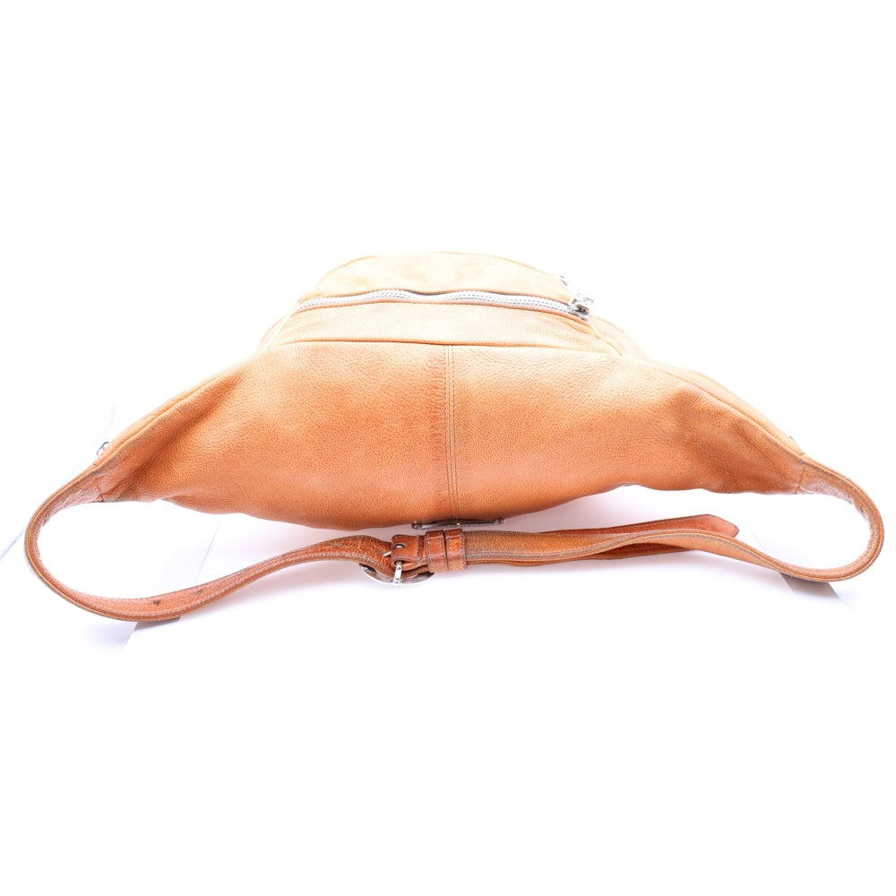 CHROME HEARTS(クロムハーツ) #1 SNAT PACK スナットパック ダガージップ レザーボディバッグ オレンジ