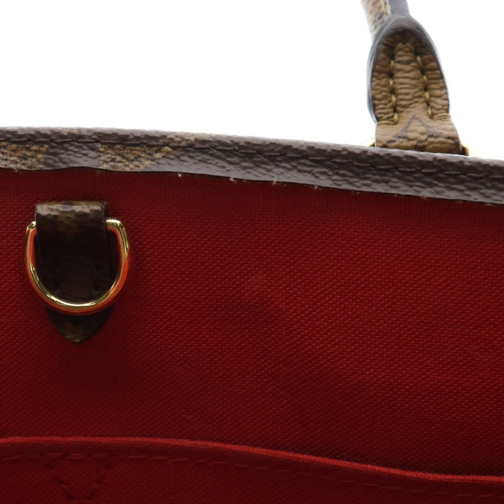 LOUIS VUITTON(ルイヴィトン) オンザゴーPM モノグラム リバース2WAYショルダーバッグ M46373 ブラウン