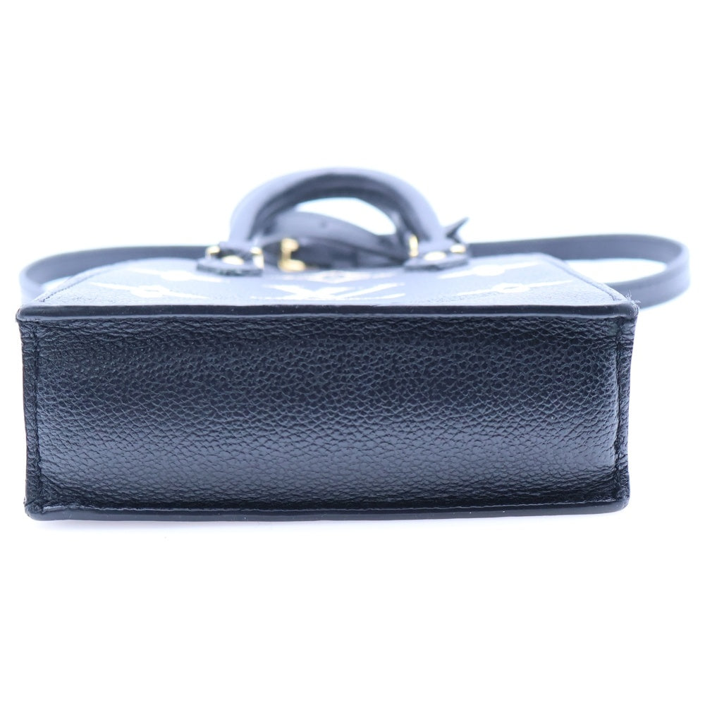 LOUIS VUITTON(ルイヴィトン) モノグラムアンプラント プティットサックプラ ショルダーバッグ ミニバッグ フォンショルダー ゴールド金具 レザーM81416 ブラック